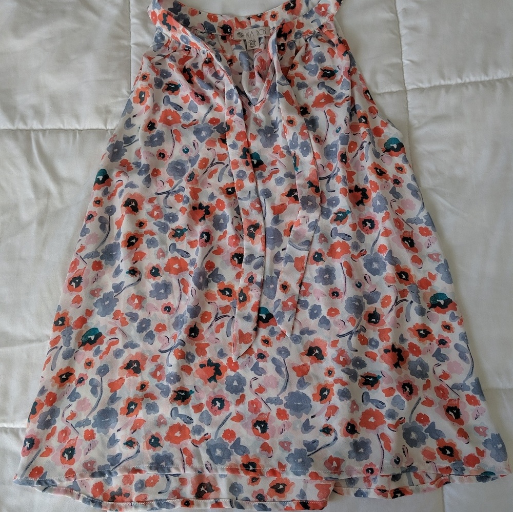 Floral Sleeveless Top